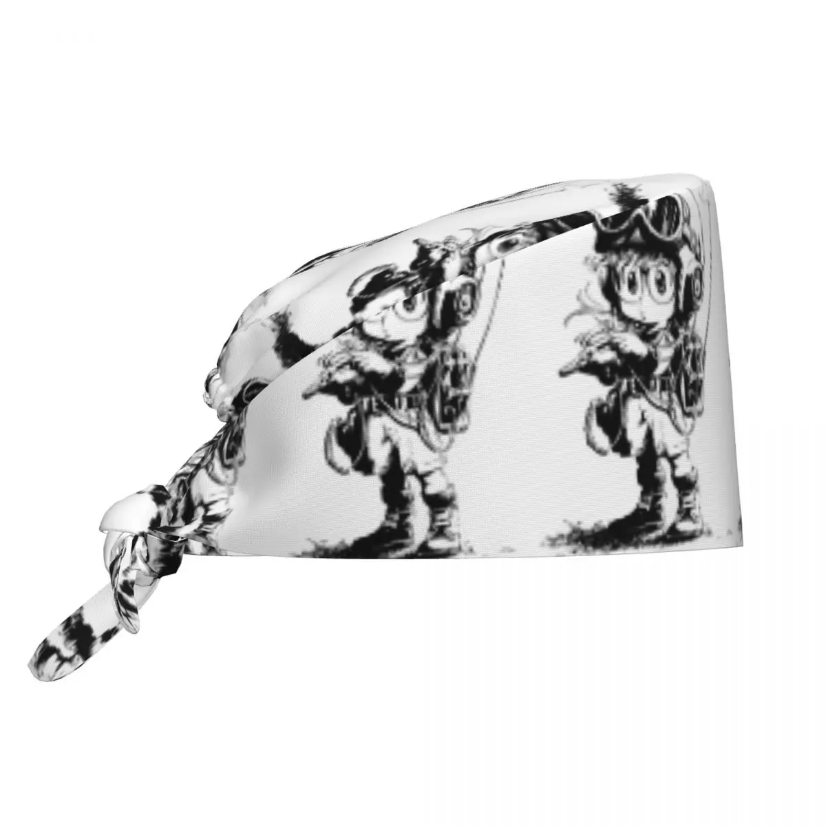 AIR-ALE アラレ ドクタースランプ スクラブハット ヴィンテージ歯科チェック サージカルキャップ 男女兼用 看護師 歯科医 スパ 作業用帽子 キャップ