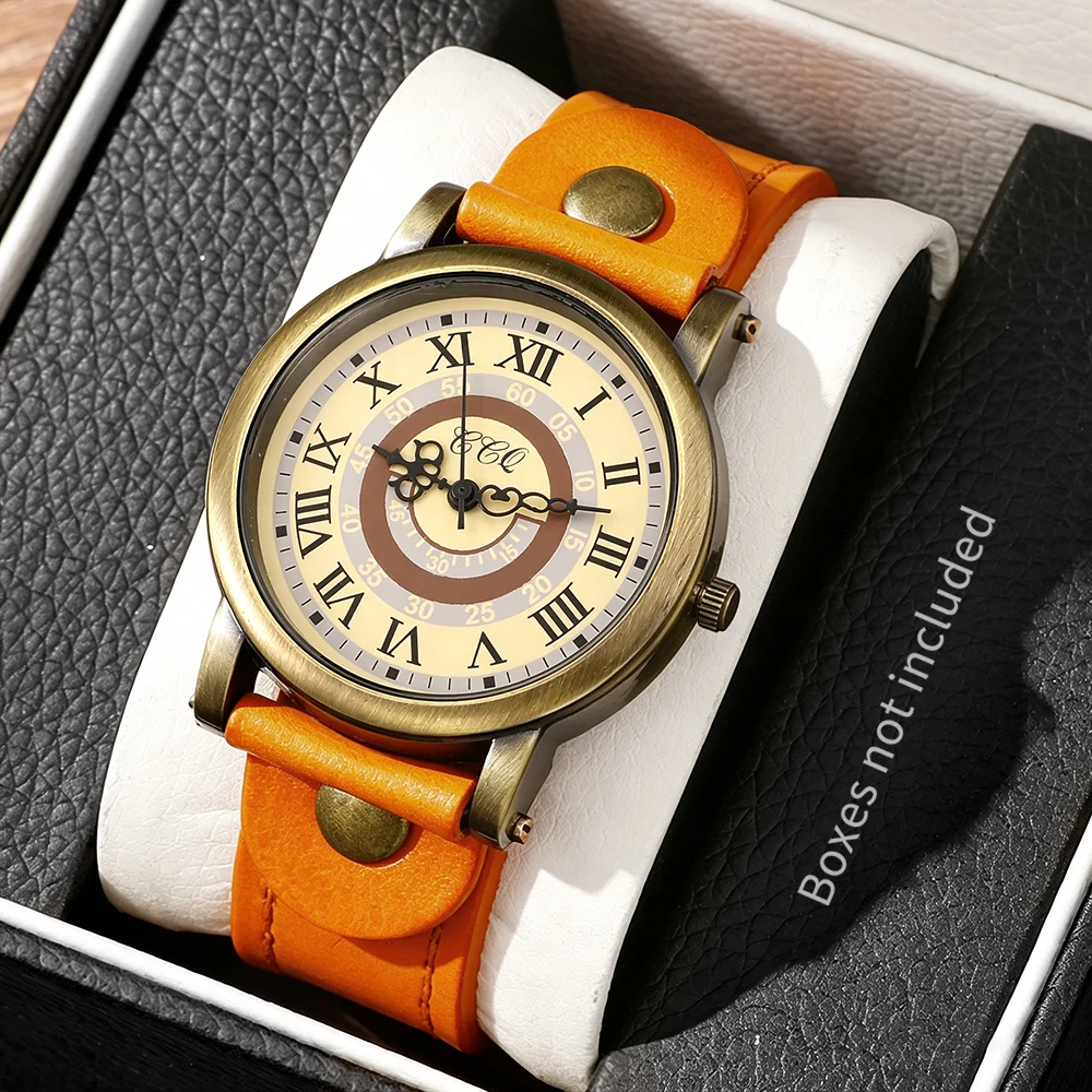 1 PC Niche Design, Not Easy To Collide, Men's Quartz Watch with Multiple Styles and Colors To Choose From, No Box Included