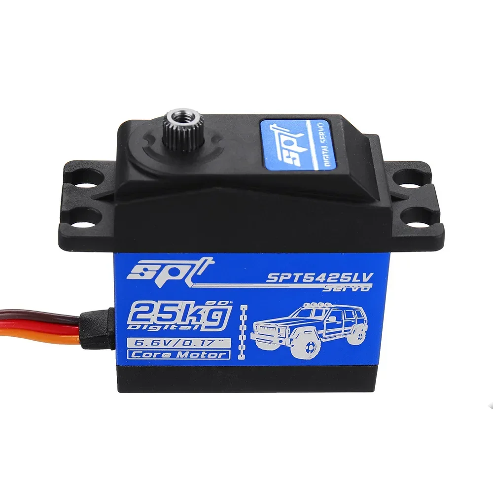 SPT5425LV-W Waterproof 25KG High Torque Metal Gear Servo For Climbing Model Car Accessories Robot