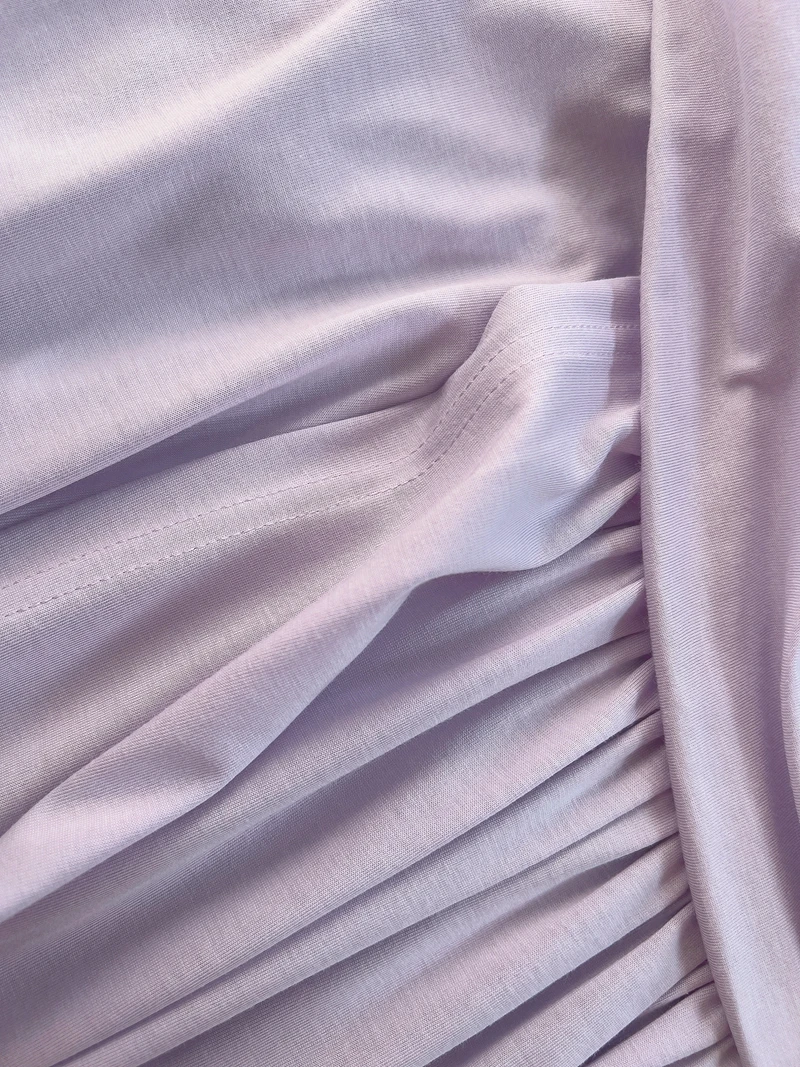 Ele Pink Hue Slim Fit Dr. Inteated Design High Waist Inner Wear Ideal für verschiedene Ocns Long Sve A-Line Dr