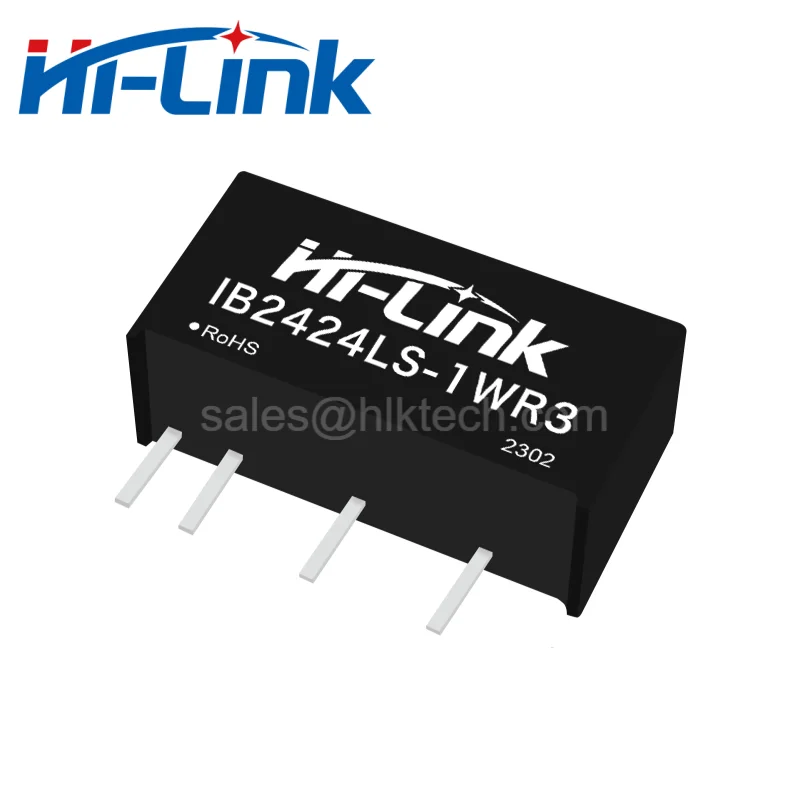Hilink معزولة الجهد المنظم ، وحدة امدادات الطاقة الناتج ، 24 فولت إلى 5 فولت ، 15 فولت ، 24 فولت تيار مستمر ، IB2405LS-1WR3 ، IB2424LS-1WR3 ، 5 قطعة لكل مجموعة