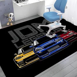 Japan sports car jdm RWB 911 964 933 Painted Door Mat Kids Room Bedroom Decoration Balcony Anti-Slip Doormat Doormat Area Rug