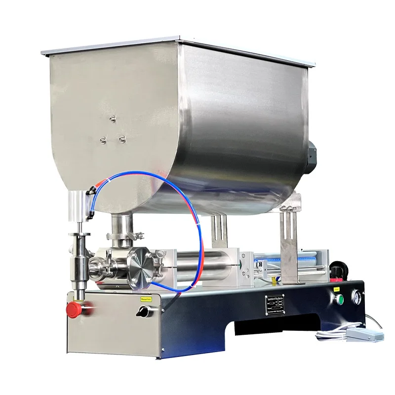 

Sanying U-shaped Filling Machine with Mixing Honey Peanut Butter Chocolate Sauce Cream Paste Filling Machine