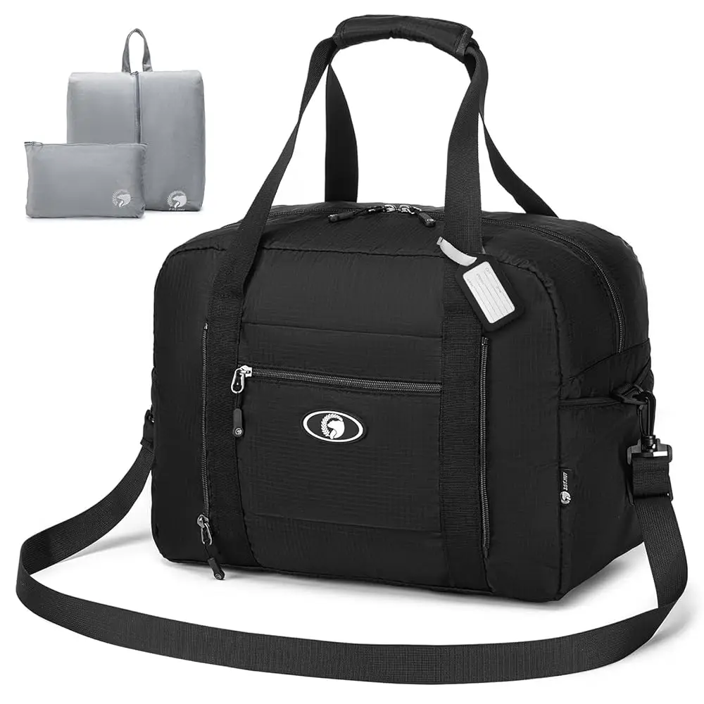 

Free Shipping40x30x20 cm Travel Bag Foldable,Lightweight Gym Bags for Women Men,16x12x8 inch Personal Item Bag for Airlines, 25