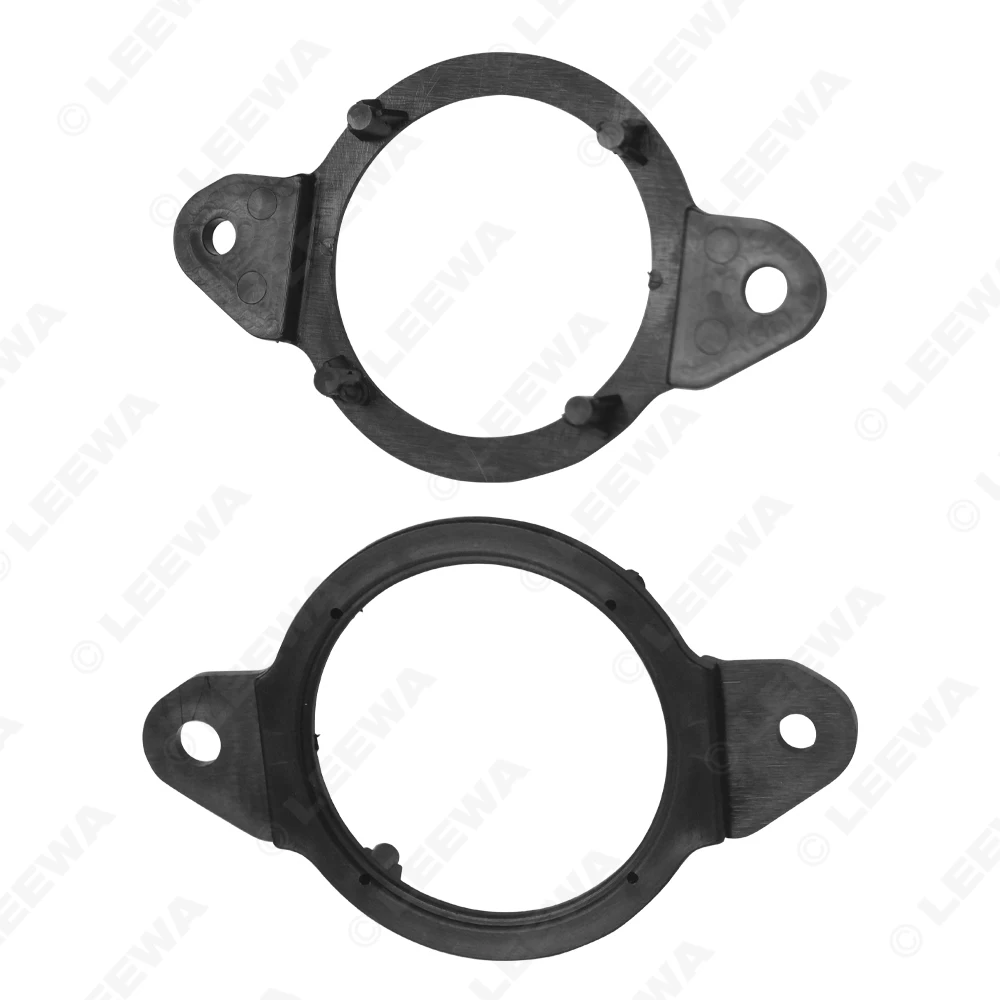 LEEWA Black Car Speaker Spacers Mat for Toyota Highlander/Camry Tweeter Pads Reinforced Washer Mounting Kits