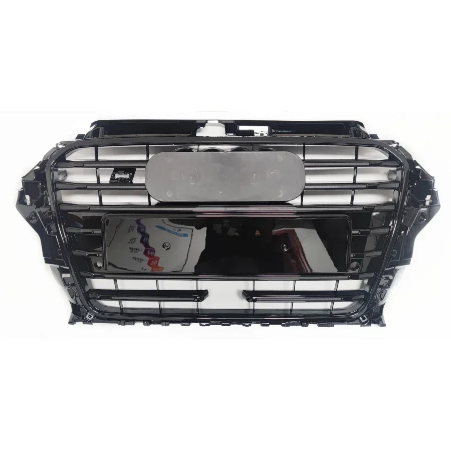 Racing Grills Front Hood Grille Car Front Bumper Grill Center Grille for S3 ACC Grill for  A3/S3 8V 2014-2016