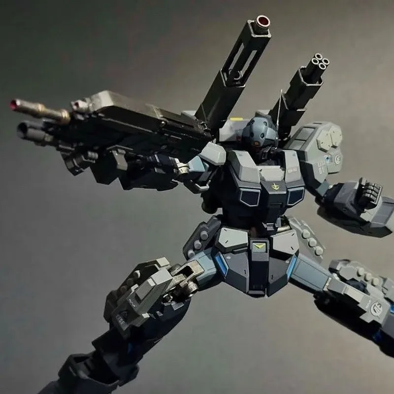 BAOBAO HG RGM-96X Jesta Cannon Action Figure - Kit de modelo de montagem em escala 1/144 U.C.0096 Anime colecionável para presentes de aniversário