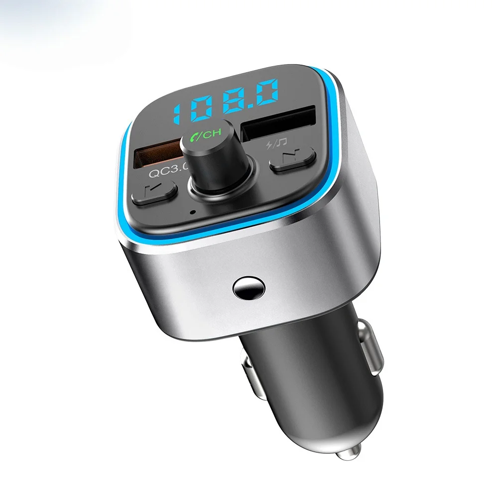 T32 Model Car Charger with Bluetooth 5.0 & Lossless MP3 Player -  Featuring QC3.0 Fast Charging Technology