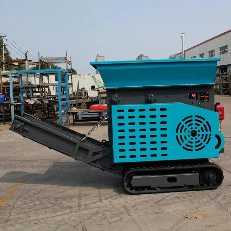 Crawler Type Portable Stone Crusher Mobile Crusher Tracked Mobile Rock Jaw Crusher