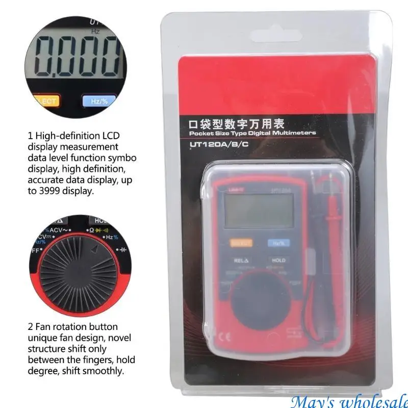 High Accuracy Digital Multimeter With Automatic Ranges for Measurements in Household & Industrial Setting User Friendly 448A