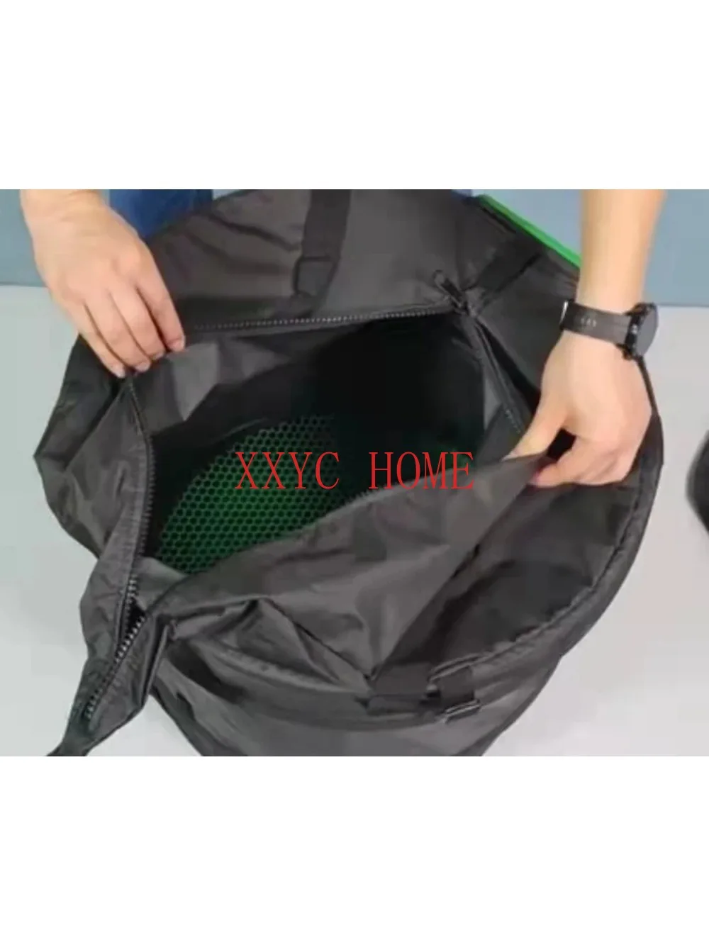 Garden Grass Trimmer Bag Waterproof Dry Black Hydroponics Leaf Bowl Trimming Bag