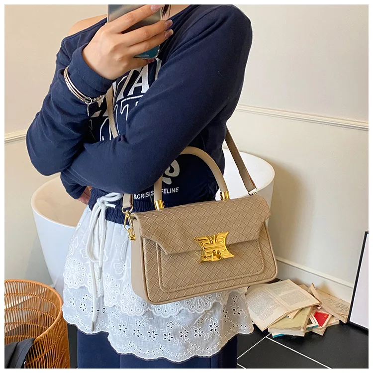 

2025 Structured Shell Box Bag for Women, Architectural Crossbody Purse, Chic Top Handle Shoulder Bag, Modern Retro Style