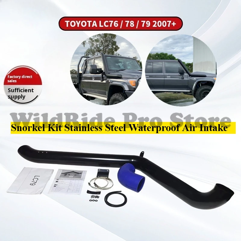 

For Toyota Land Cruiser LC79 2007+ Snorkel Kit Stainless Steel Waterproof Air Intake Off-Road 4x4
