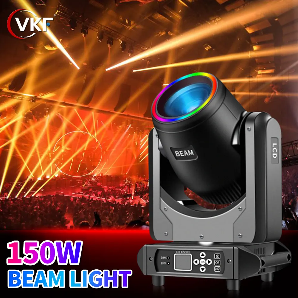 

150 Вт светильник с подвижной головкой DMX512, сценический прожектор для дискотеки, DJ, свадьбы, ночного клуба, атмосферный эффект, узор освещения