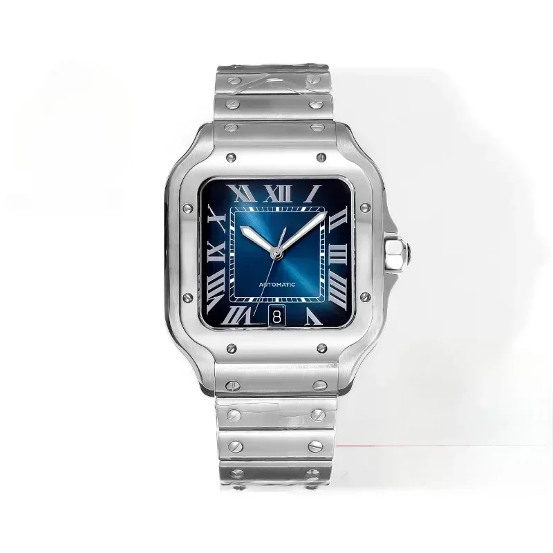 ساعة VIP2025KDY 42 ملم من سلسلة Santos للرجال فاخرة ونبيلة وعصرية ورائعة