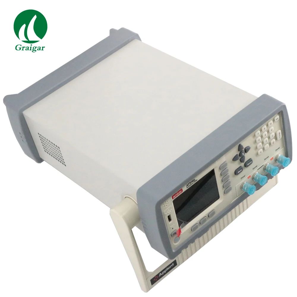 AT516L Digital Micro Ohm Meter DC Resistance Meter with RS232 Interface DCR Tester