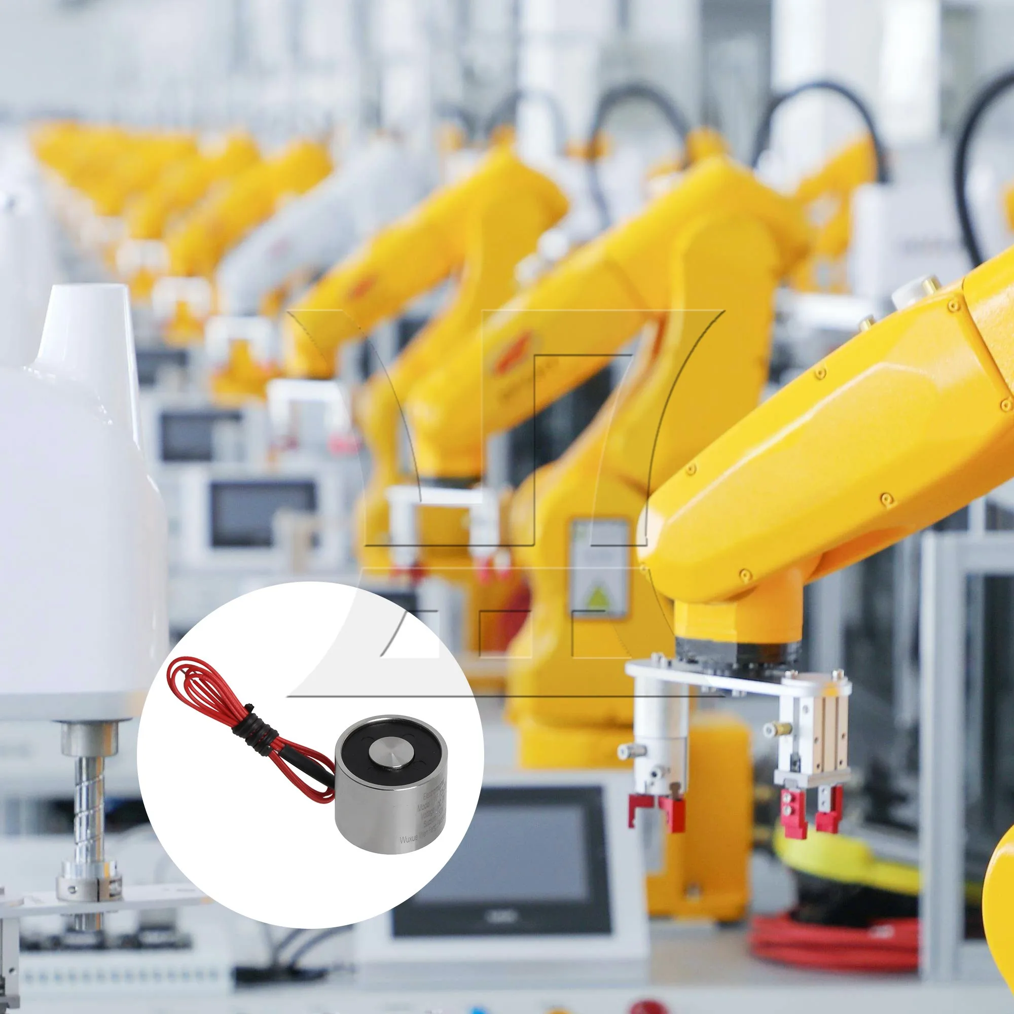 

BQLZR 9V DC 5kg 50N 0.5A Electric Lifting Holding Magnet Electromagnet 4W ZYE1-P25/20