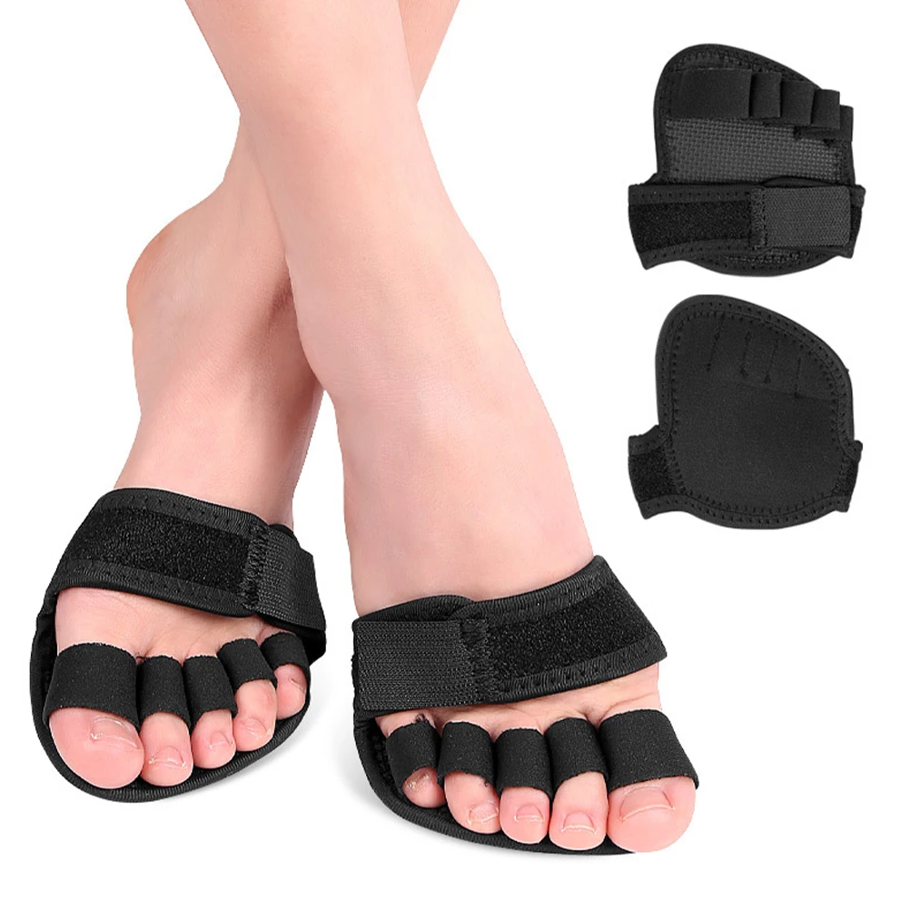 

Anti-wear Foot Pad Forefoot Pads Anti-slip Half Socks Toe Post Cushion Ballet Inserts SBR Material Comfort Durable Breathable