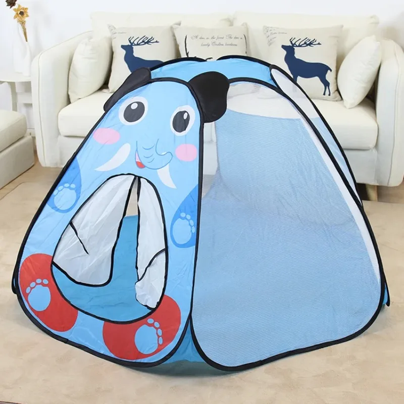 Brincar portátil crianças tenda animal cão panda elefante coelho tenda crianças interior ao ar livre oceano bola jogo tenda castelo quarto casa brinquedo
