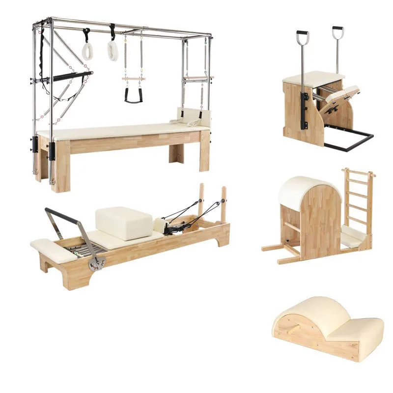 Pilates Five Piece Set Pilates Reformers Machine Pilates Bed Exercise Equipment Gym Fitness Equipment  Women Foldable