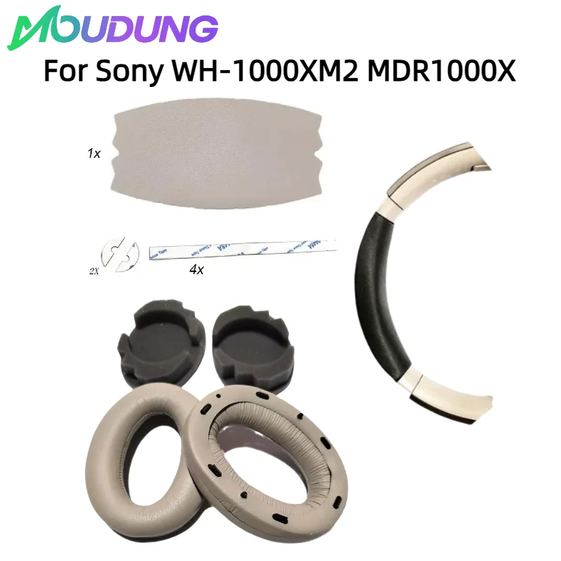 

Replacement Protein Ear Pads for Sony WH-1000XM2 MDR1000X Headphones Soft Foam Ear Cushions High Quality