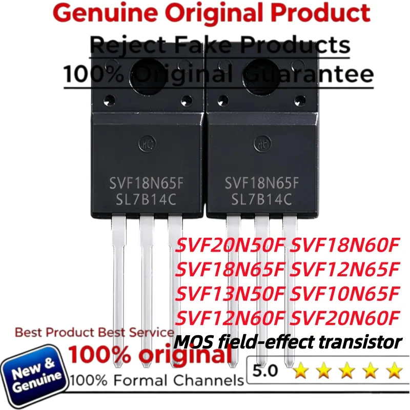 10PCS New Original SVF10N65F SVF12N60F SVF12N65F SVF13N50F SVF18N60F SVF18N65F SVF20N50F SVF20N60F In Stock TO-220F