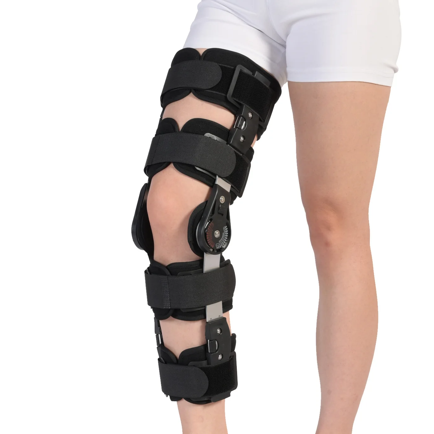 New model Orthopedic Support Stabilizer After Surgery Adjustable Hinged ROM Knee Brace For Recovery ACL MCL & PCL Injury Medical