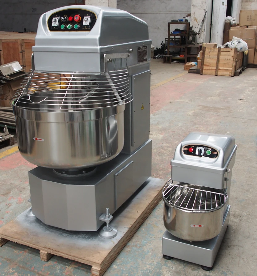 Top Quality Double Motions Double Speeds Customized 75Kg 25Kg 50Kg 100kg Commercial Spiral Dough Mixer for Home