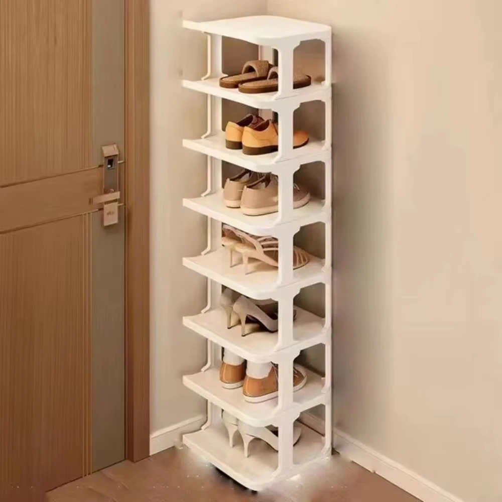 The Gap Shoe Rack a Vertical Shoe Storage Solution for Easy Entry and Exit a Multi Level Home Shoe Cabinet for the Entrance Area