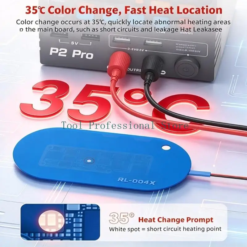 57QF Flexible Circuit Board Inspection Sheet for Visible Heat Location RL004X