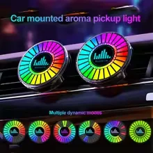 LED Music Sound Control Car Ambient Light RGB Pickup Light Rhythm Lamp Adjustabl Automotivo Strip For Automobiles Family Party