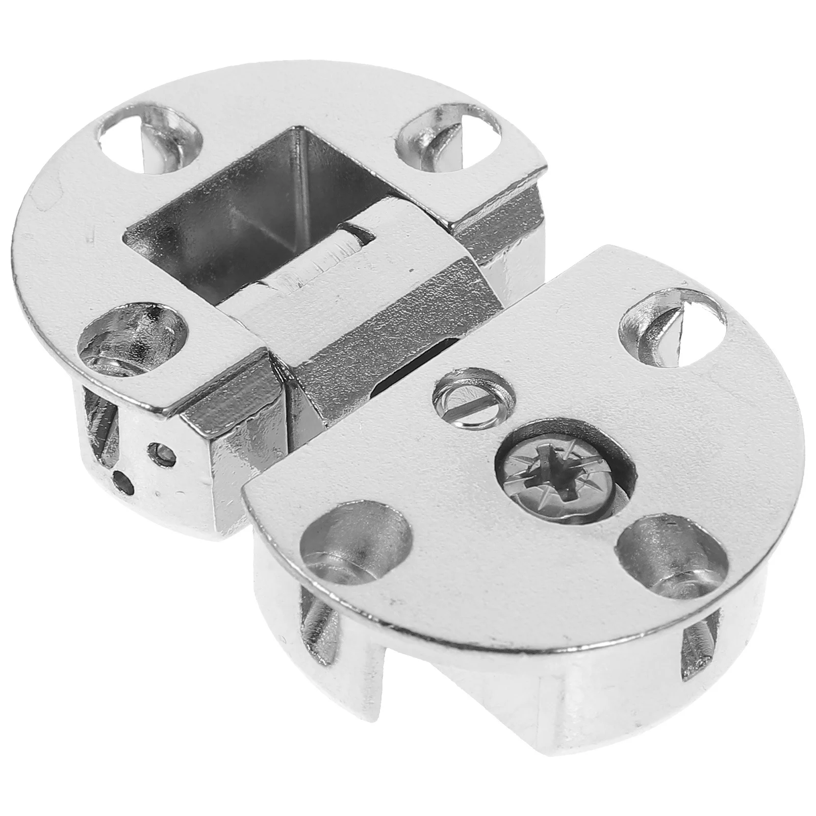 

Half Round Hinge Zinc Alloy Durable Rust-Proof Smooth For Table Chair Cabinet Wardrobe Turning Hinge Hardware Fittings
