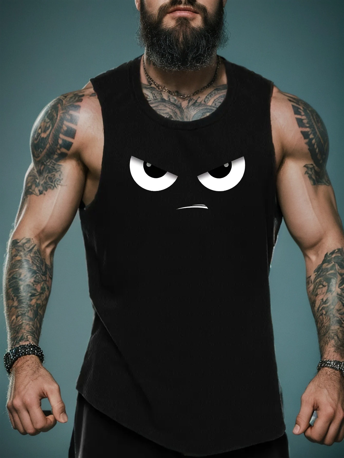 

Cold-shoulder standard-sized men's vests, men's waistcoats, men's fitness vests, men's sports vests, men's home vests