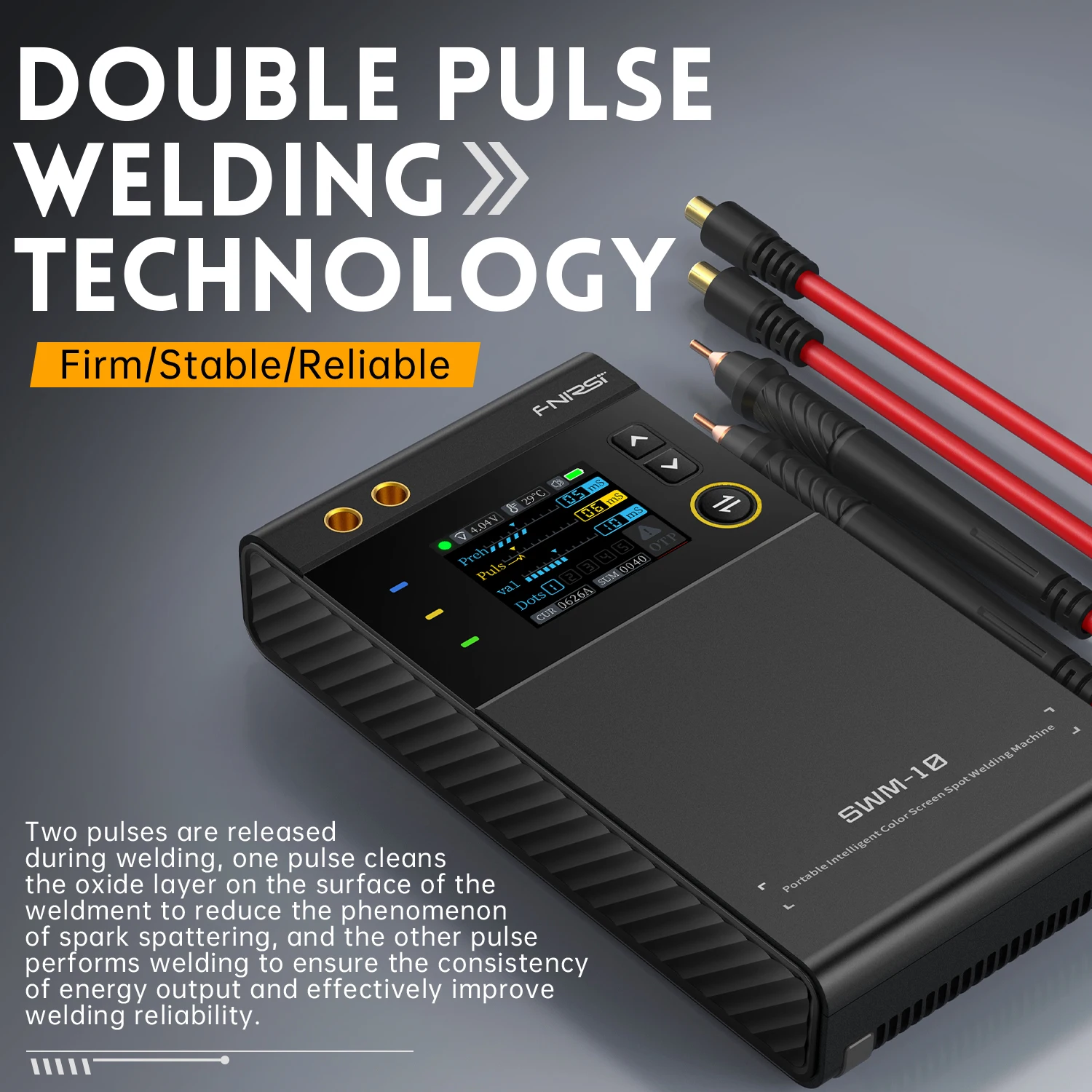 FNIRSI SWM-10 аппарат для точечной сварки портативный ручной аппарат для точечной сварки 5000 мАч аккумулятор ack сварочный инструмент DIY