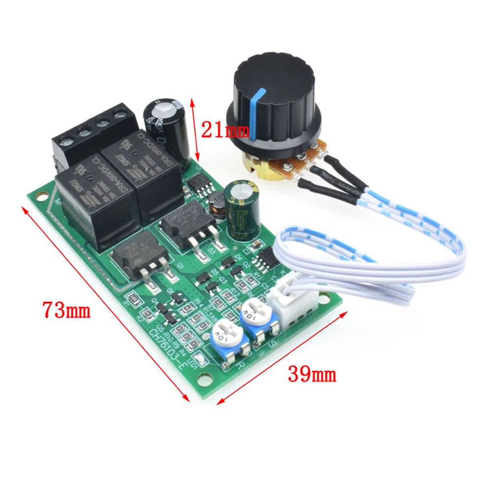 DC 6-40V Motor Speed Controller Brush Motor Governer Speed Adjustable Regulator Forward Reverse Control Board