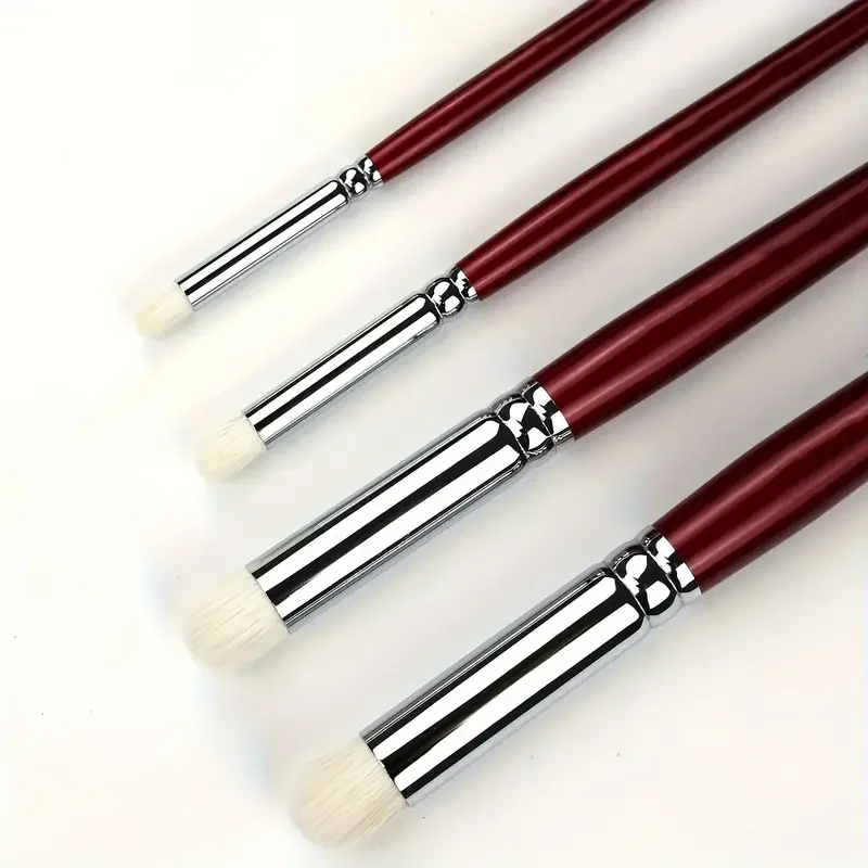 Dry Brush Miniature Painting, 4 Sizes Drybrush Set for Miniature Citadel Model Paint, Hobby Detail Paint Brushes Stencil Brush