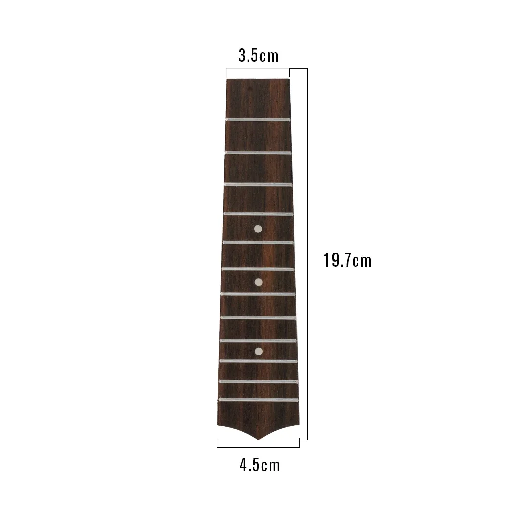 4 Strings Hawaii Guitar 12 Frets Fretboard Rosewood Material Cupronickel Frets 21 inch Ukulele Replacement Parts