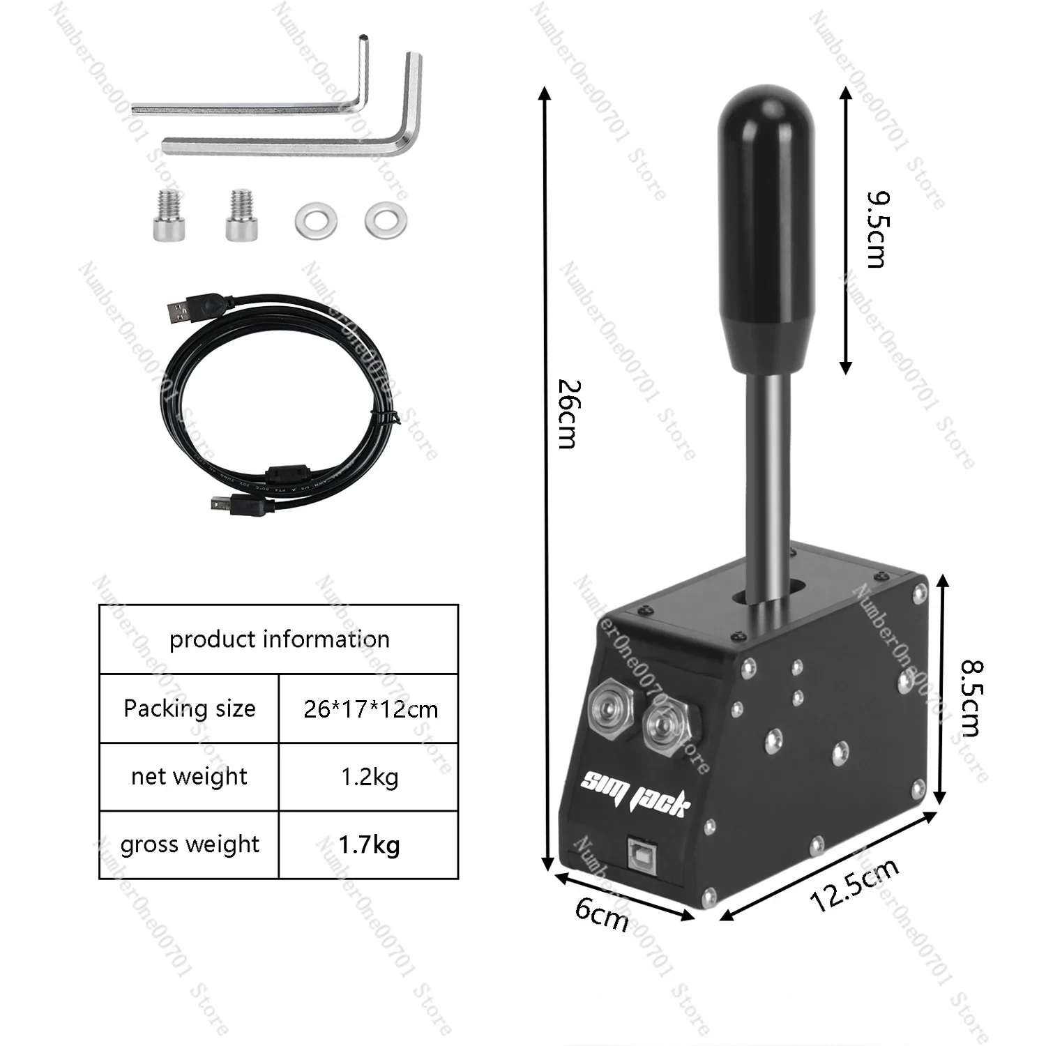 PC Racing Game Sequential Shifter Gearshift SIM for Logitech G27 G29 G25 G920 for Thrustmaster T300RS/GT for ETS2 PC Racing Game