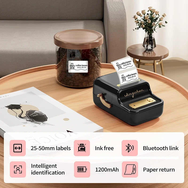 Niimbot B21 samoprzylepna drukarka etykiet naklejka Bluetooth Mini przenośna termiczna drukarka etykiet maszyna do etykietowania do telefonu