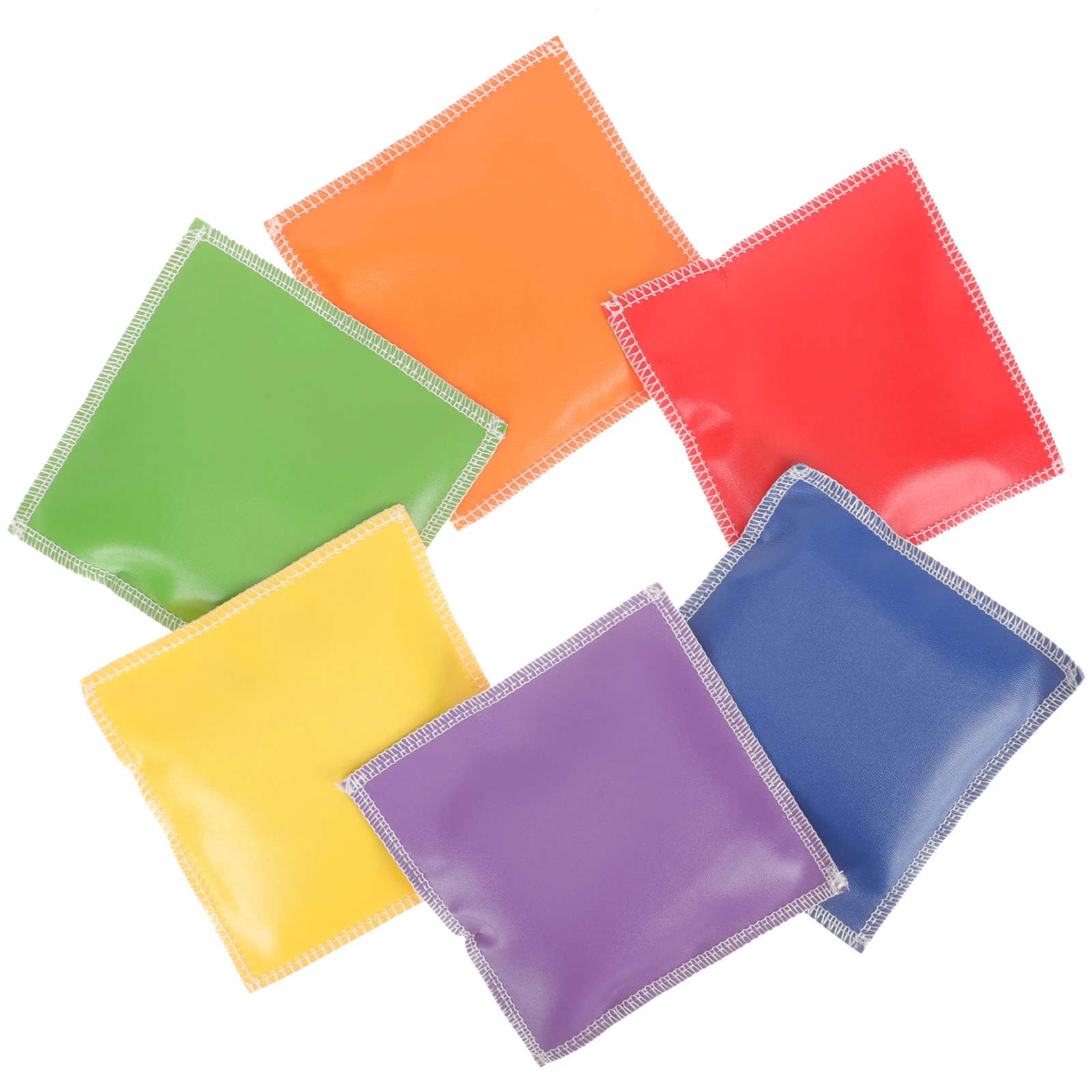 

6pcs Digital Sandbag Bean Bags 100g Red Yellow Blue Green Orange Purple Toss Game Kids Toys Outdoor Fun Portable Play