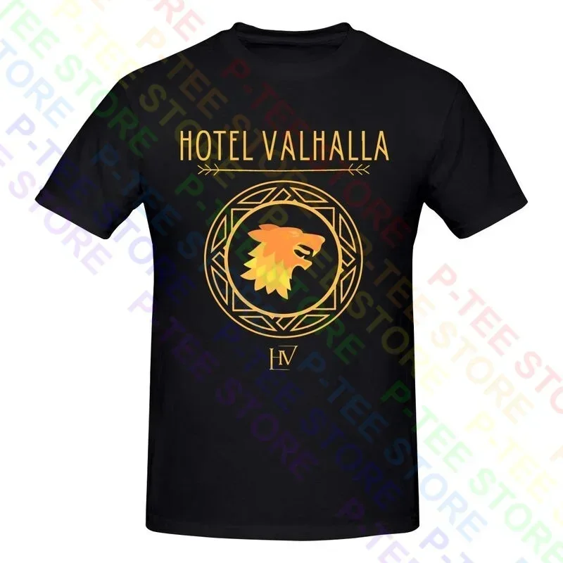 Hotel Valhalla Fan Camp medio sangre Júpiter Magnus Chase camiseta camiseta Pop novedad