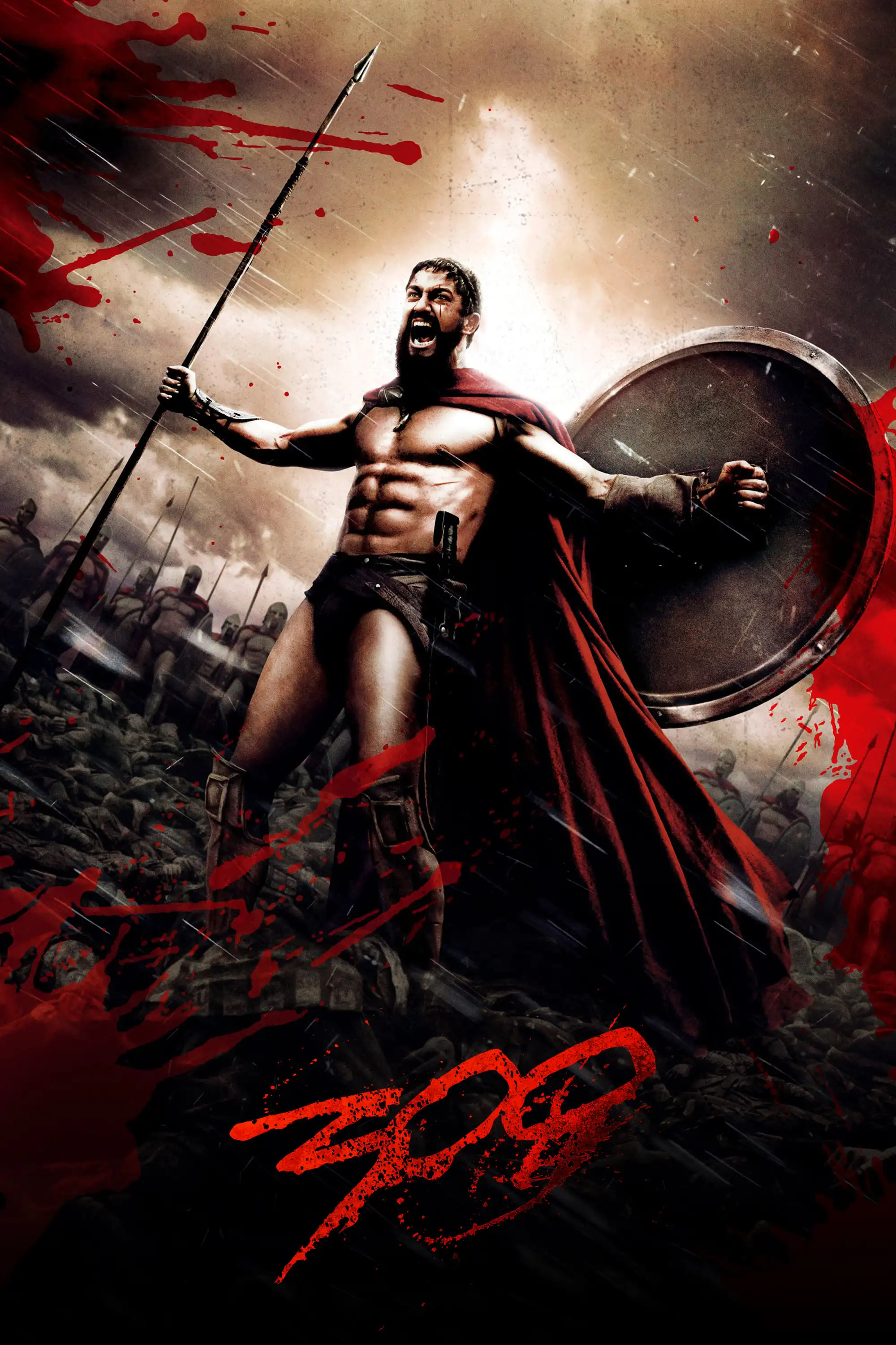 Gerard Butler Lena Headey  Movie Sparta 300 Art SILK POSTER Wall Art Home Decorative painting