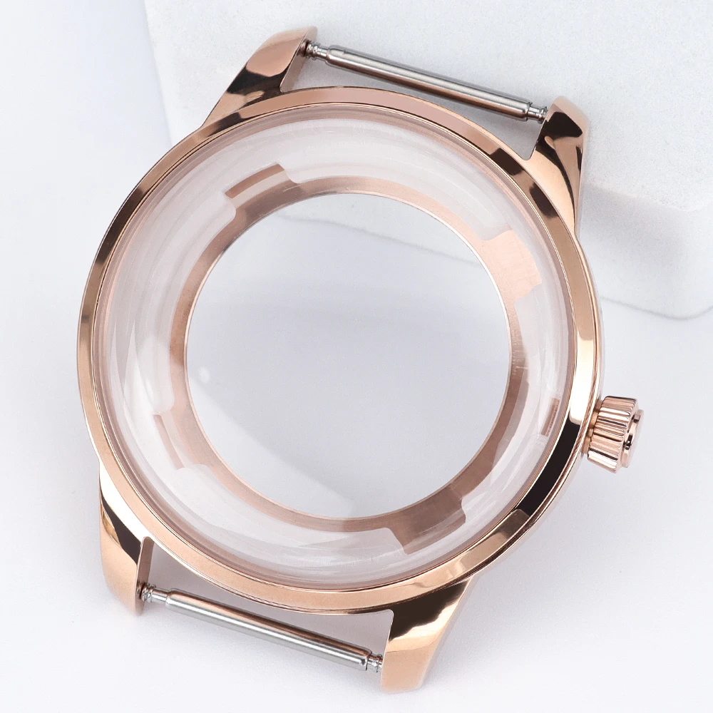 Seiko Watch Presage - Casing Presage Kaca Mineral Bubble Rose