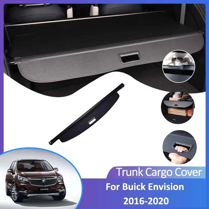 For Buick Envision 2016 2017 2018 2019 2020 Auto Rear Trunk Cargo Cover Retractable Luggage Curtain Car Accessorie Shield Shade