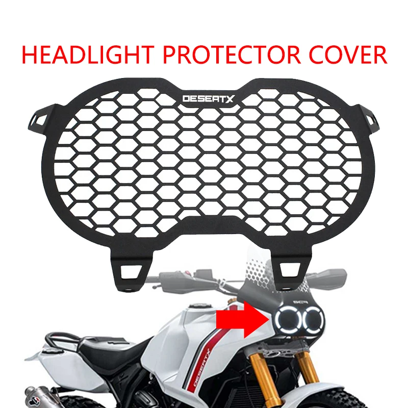 

Motorcycle Headlight Protection Grille Headlight Protector Cover Headlight Guard Fit For Ducati Desert X 2022 2023 Accessories