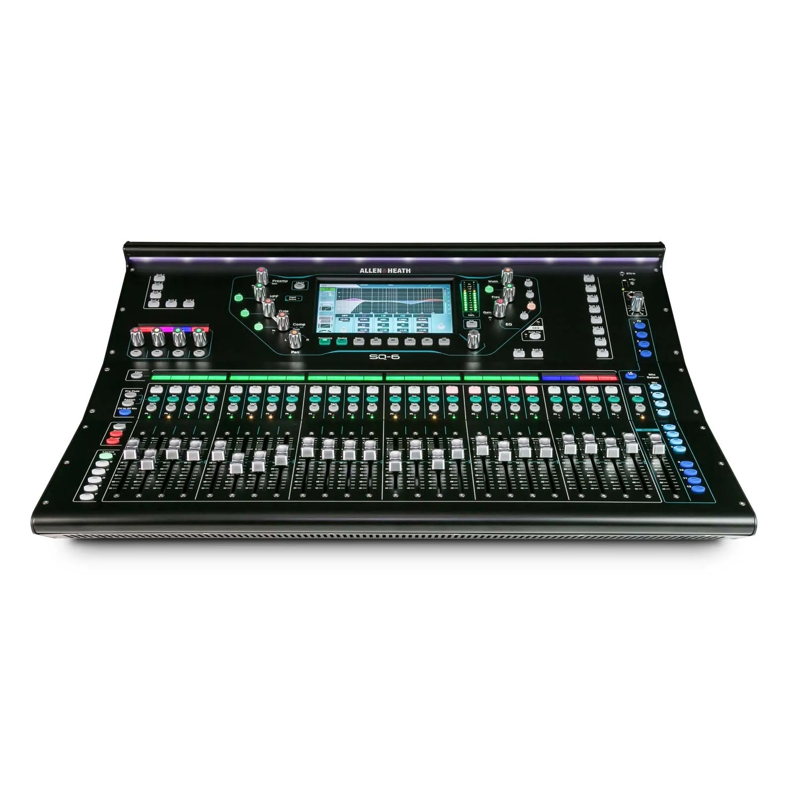 Allen Heath-Console de mixage pliante, armoire hydraulique Caycase, boîtier antichoc, combinaison assortie, Allen, SQ6