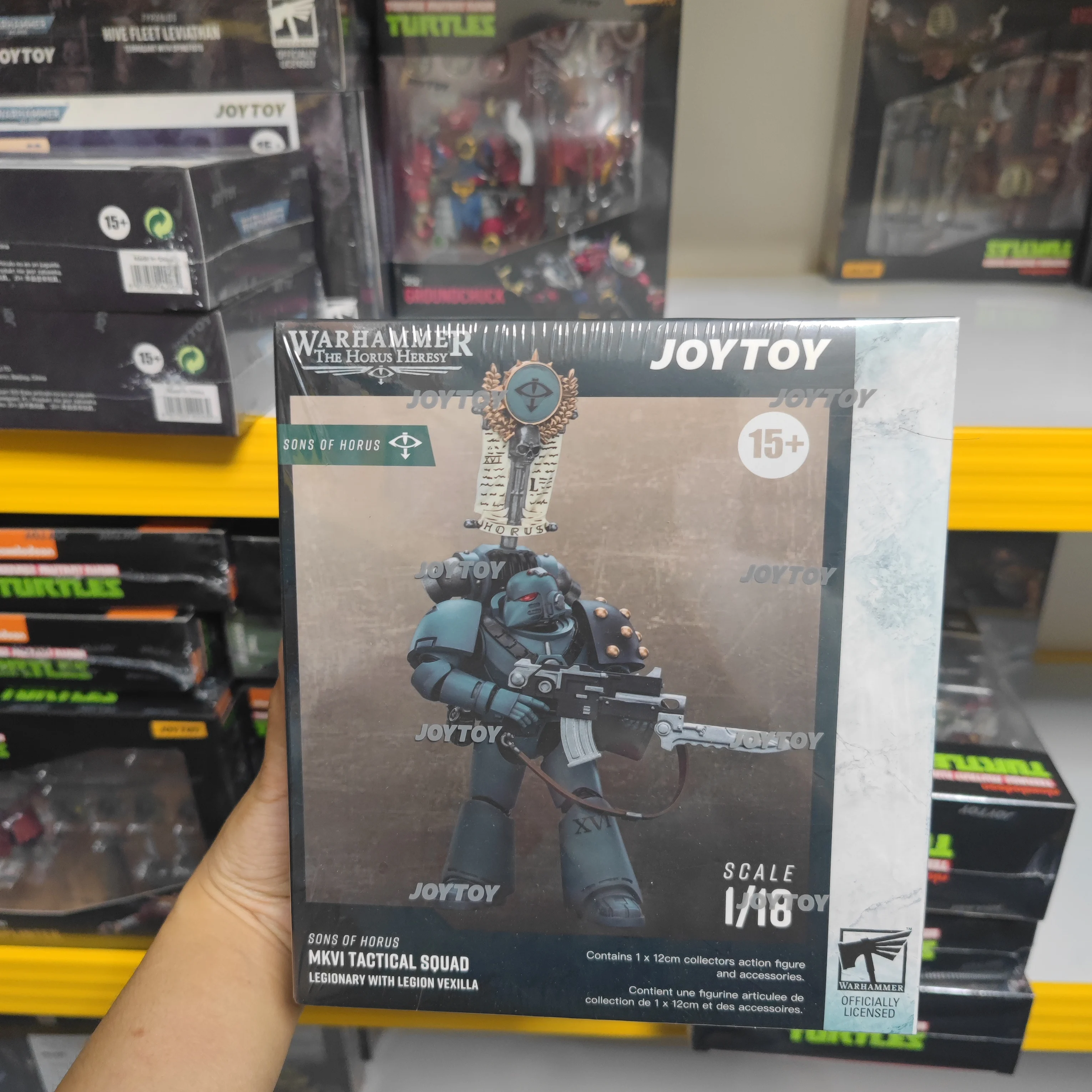 

【JOYTOY】Warhammer 40K Sons of Horus MKVl Tactical Squad 4PCS 1/18 Action Figure Toy