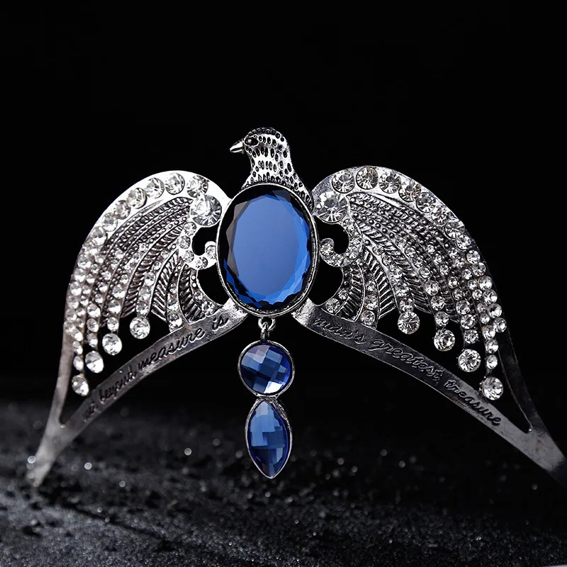 HP Ravenclaw-corona perdida, diadema, Tiara, corona, Horcrux, joyería para la cabeza de alta calidad, accesorios para Cosplay, regalo para fanáticos