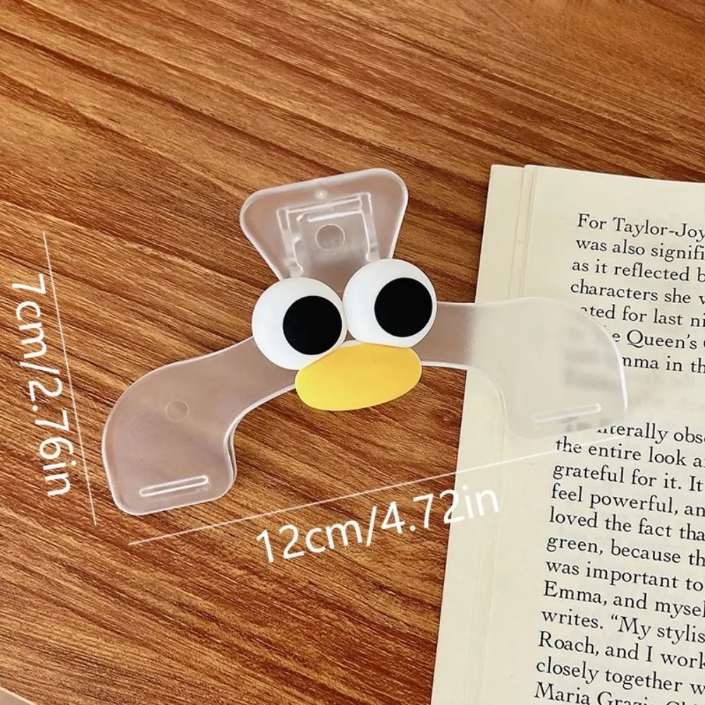 Reading Tool Transparent Page Marker Clip Book Markers Multifunctional Bookmark Clip Convenient Pagination Mark Page Divider