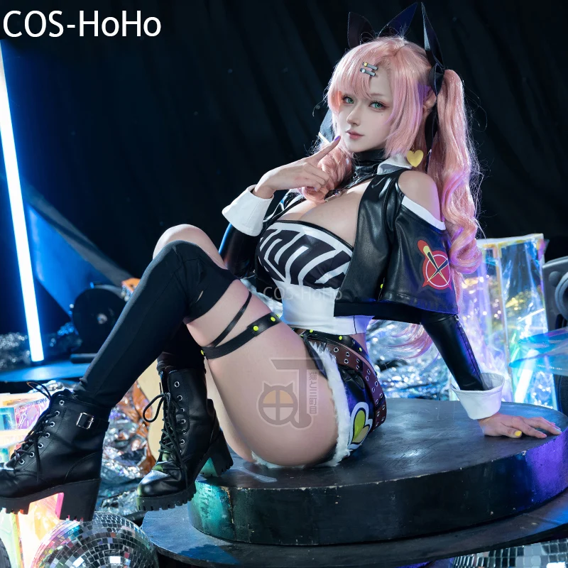 COS-HoHo-Costume Cosplay Zenless Zone ontariNicole Demara pour Femme, Uniforme Sexy et Doux, Tenue de Jeu pour ixd'Halloween